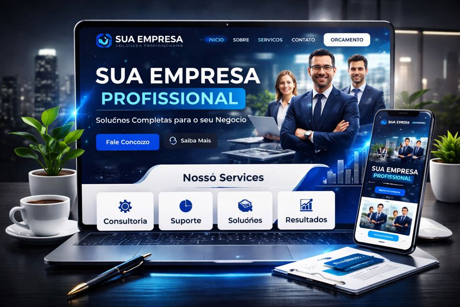 Exemplo de site institucional